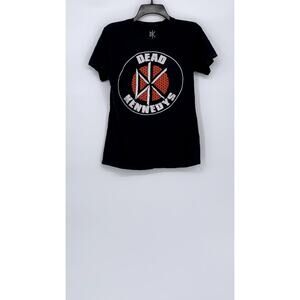 DEAD KENNEDYS Men’s Black Brick Logo Graphic Short Sleeve Band T-Shirt SZ XS